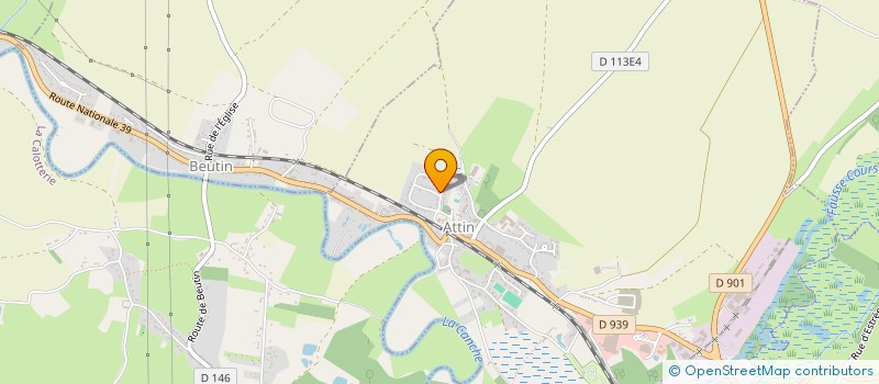localisation de l'entreprise OPAL'ETANCHEITE à ATTIN