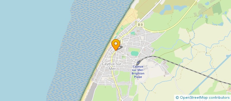 localisation de l'entreprise OPAL'IM à CAYEUX-SUR-MER