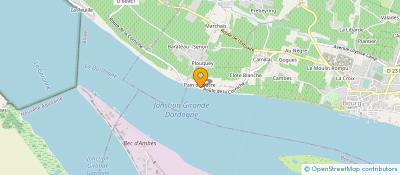 localisation de l'entreprise OPAL INGENIERIE  BOURG