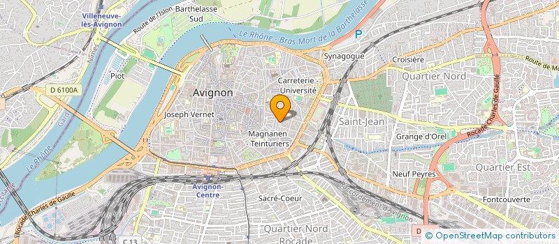 localisation de l'entreprise OPAL INTERNET à AVIGNON