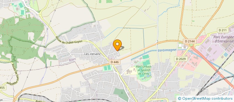 localisation de l'entreprise OPALAX  RIOM