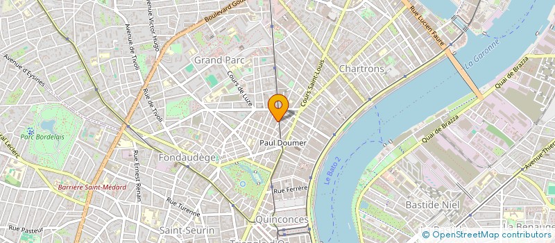 localisation de l'entreprise OPALE 12  BORDEAUX