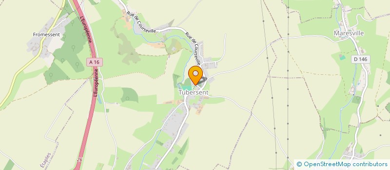 localisation de l'entreprise OPALE 205  TUBERSENT
