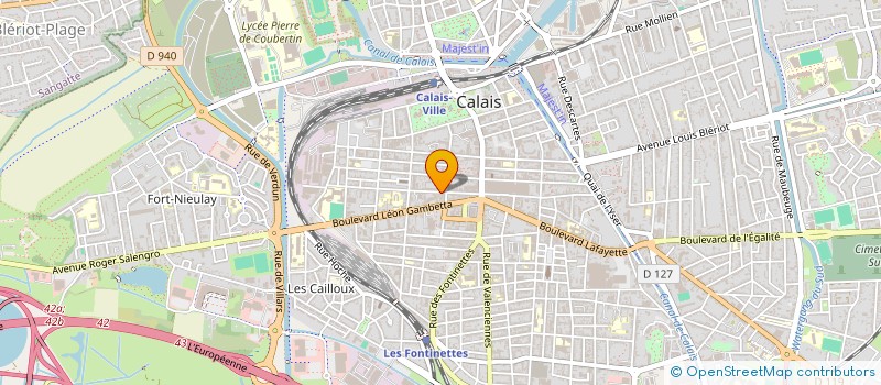 localisation de l'entreprise OPALE 2IS  CALAIS