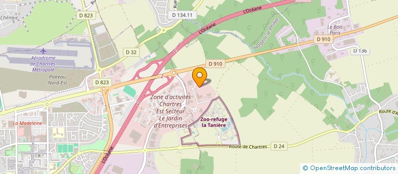 localisation de l'entreprise OPALE à NOGENT-LE-PHAYE