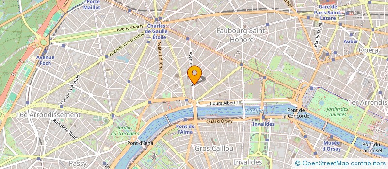 localisation de l'entreprise OPALE 406 à PARIS