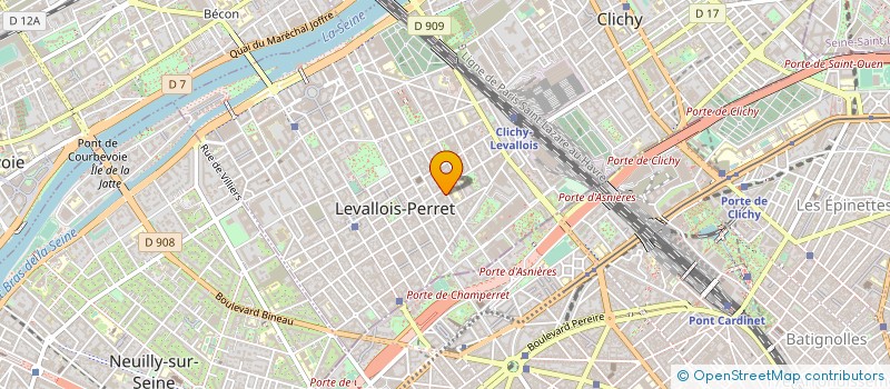 localisation de l'entreprise OPALE à LEVALLOIS-PERRET