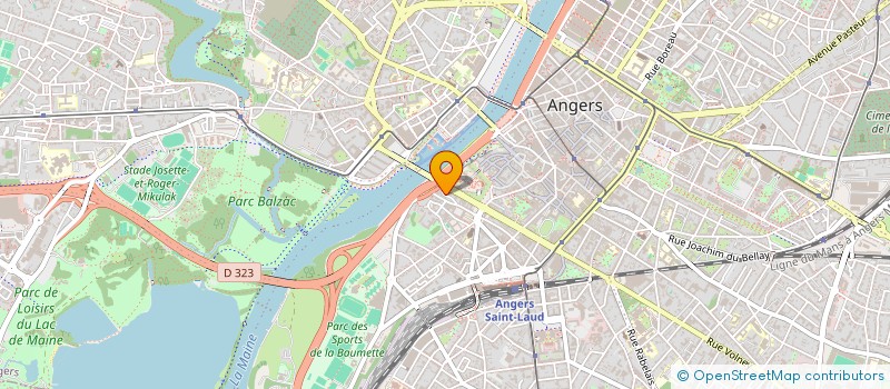 localisation de l'entreprise OPALE à ANGERS