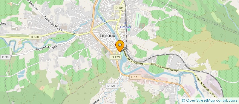 localisation de l'entreprise OPALE à LIMOUX