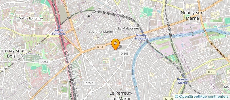 localisation de l'entreprise OPALE  LE PERREUX-SUR-MARNE