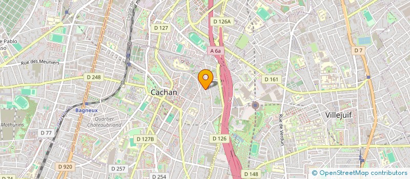 localisation de l'entreprise OPALE  CACHAN