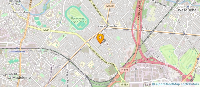 localisation de l'entreprise OPALE  MARCQ-EN-BARUL