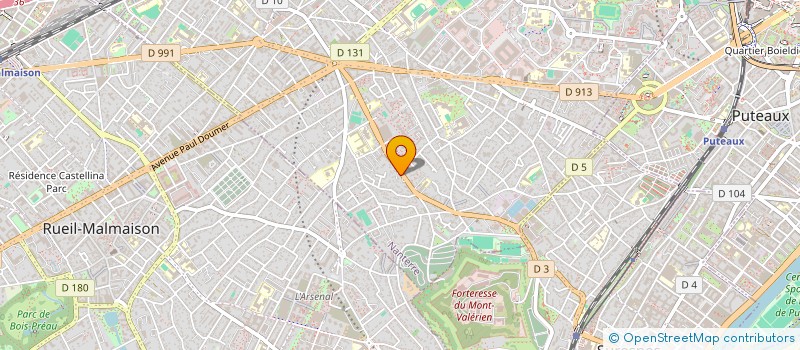 localisation de l'entreprise OPALE  NANTERRE