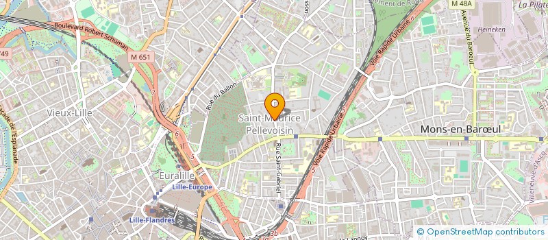 localisation de l'entreprise OPALE à LILLE