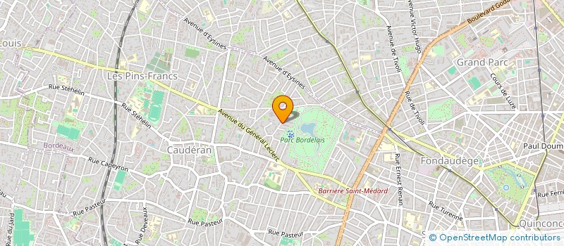 localisation de l'entreprise OPALE  BORDEAUX