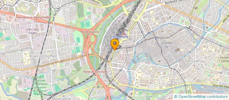 localisation de l'entreprise OPALE à STRASBOURG