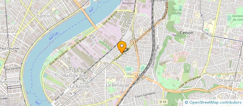 localisation de l'entreprise OPALE à BORDEAUX
