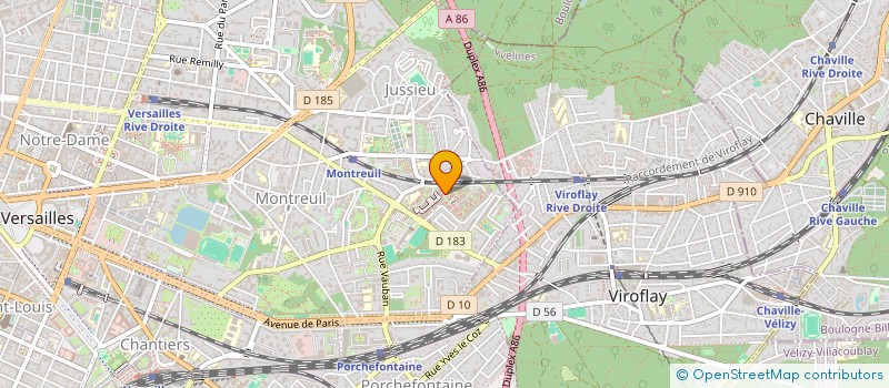 localisation de l'entreprise OPALE à VERSAILLES