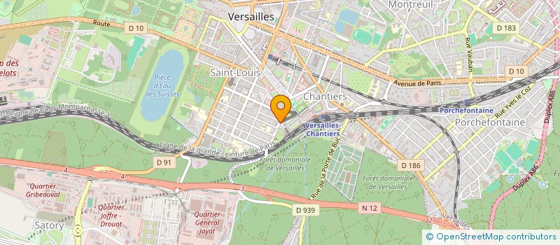 localisation de l'entreprise OPALE à VERSAILLES