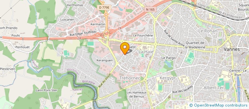localisation de l'entreprise OPALE à VANNES