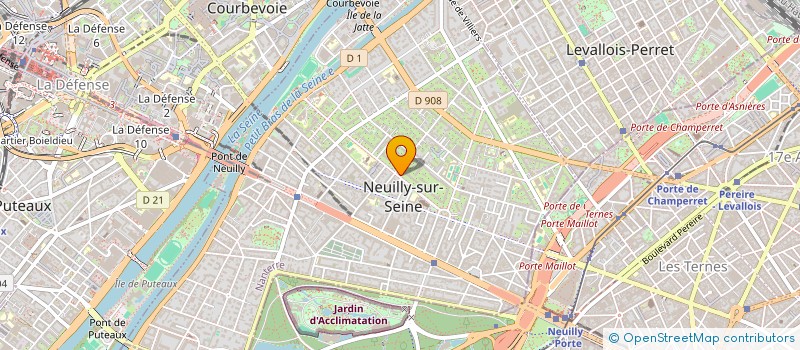 localisation de l'entreprise OPALE à NEUILLY-SUR-SEINE