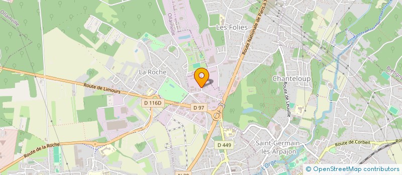 localisation de l'entreprise OPALE à ARPAJON
