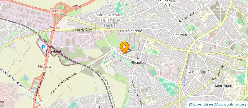 localisation de l'entreprise OPALE à CAEN