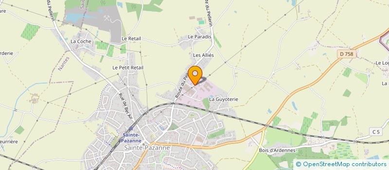 localisation de l'entreprise OPALE à SAINTE-PAZANNE