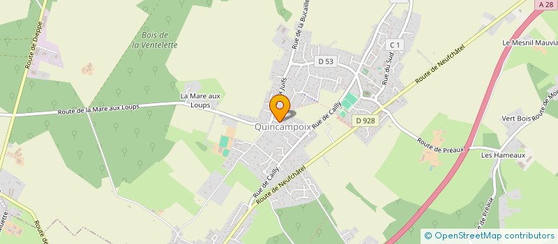 localisation de l'entreprise OPALE  QUINCAMPOIX