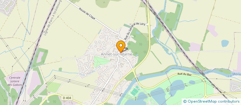 localisation de l'entreprise OPALE  ANNET-SUR-MARNE