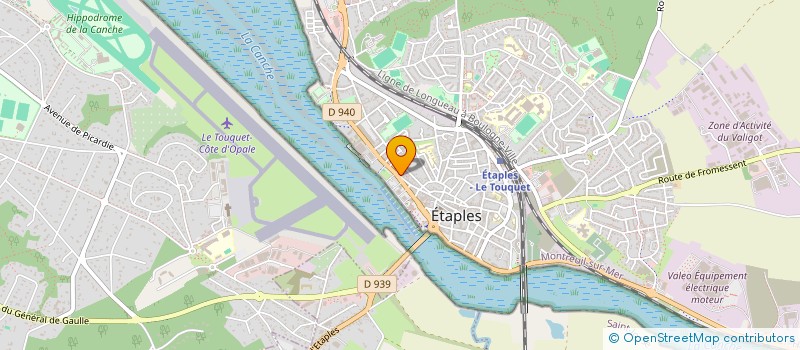 localisation de l'entreprise OPALE ALIMENTS  ETAPLES