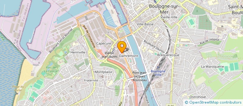 localisation de l'entreprise OPALE ARMOR SAS  BOULOGNE-SUR-MER