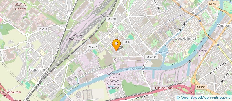 localisation de l'entreprise OPALE ART  LILLE