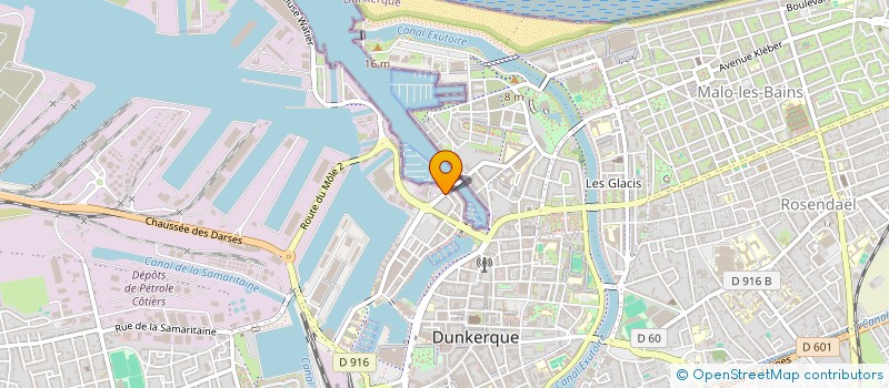 localisation de l'entreprise OPALE ASSAINISSEMENT à DUNKERQUE