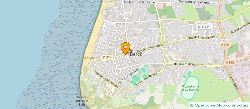 localisation de l'entreprise OPALE ASSURANCES à BERCK