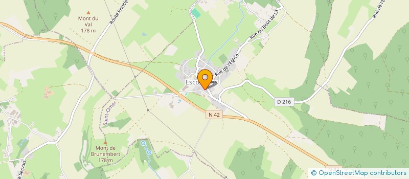 localisation de l'entreprise OPALE AUTISME 62  ESCUILLES