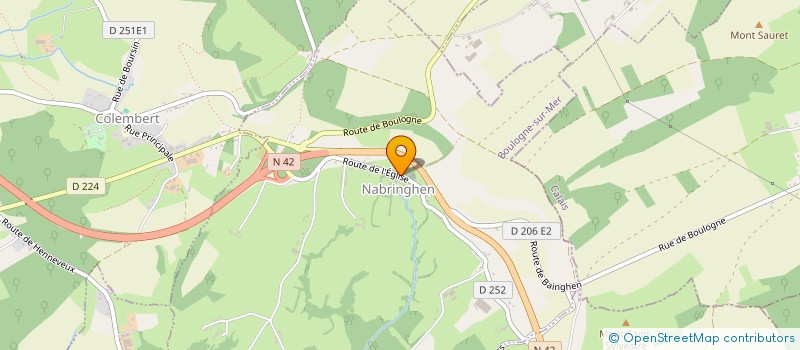 localisation de l'entreprise OPALE BADGER TEAM  NABRINGHEN