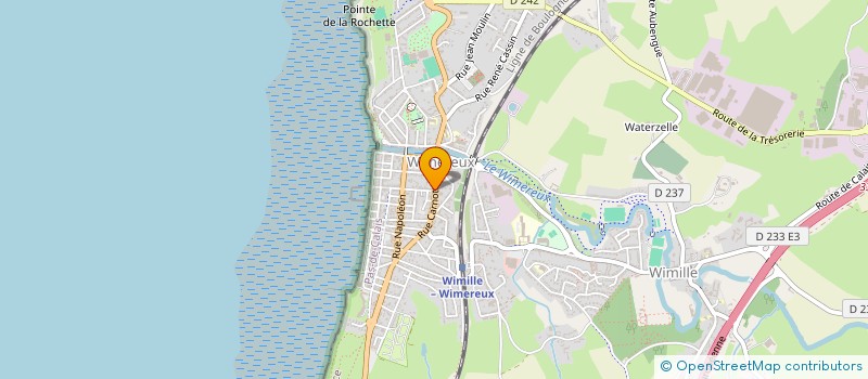 localisation de l'entreprise OPALE BEAUTE à WIMEREUX