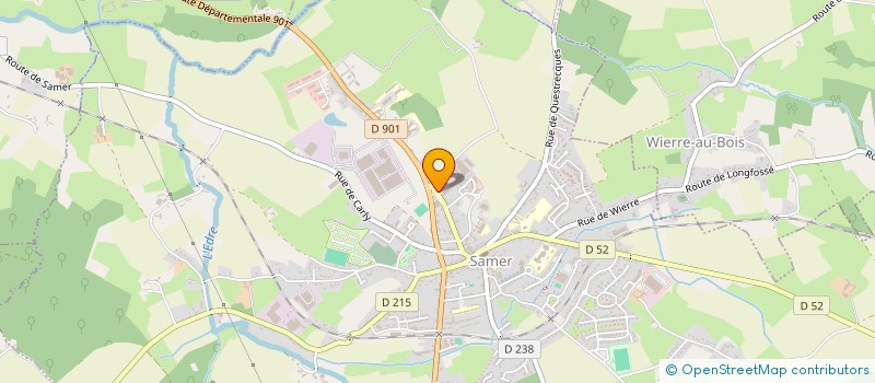 localisation de l'entreprise OPALE BET  SAMER