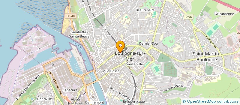 localisation de l'entreprise OPALE BODY BALANCE à BOULOGNE SUR MER