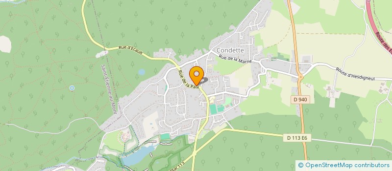 localisation de l'entreprise OPALE BW  CONDETTE