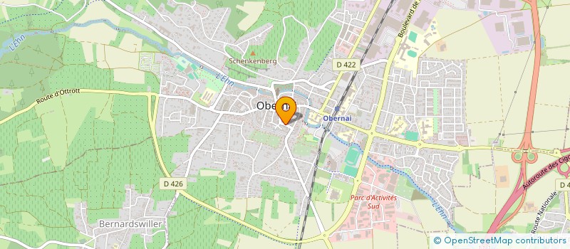 localisation de l'entreprise OPALE CONSTRUCTEUR RESPONSABLE à OBERNAI