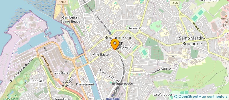 localisation de l'entreprise OPALE CONSULTANTS à BOULOGNE-SUR-MER