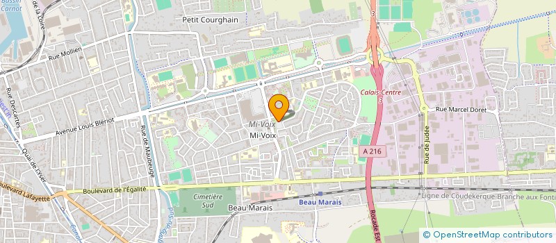 localisation de l'entreprise OPALE CONTROLE SERVICE  CALAIS