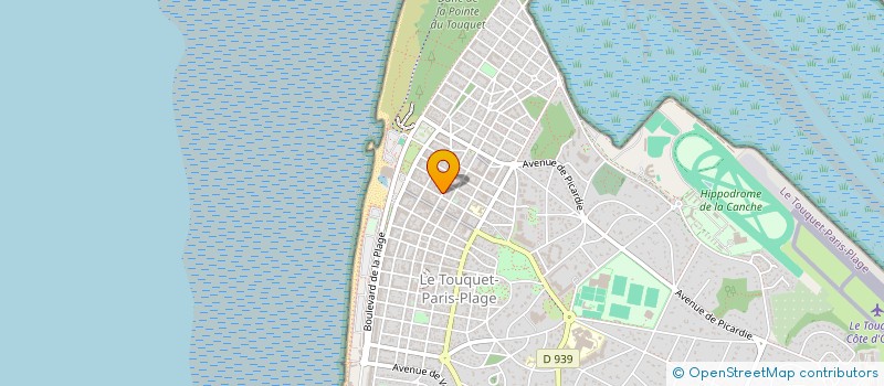 localisation de l'entreprise OPALE-CREATION à LE TOUQUET-PARIS-PLAGE