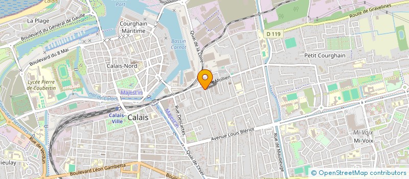 localisation de l'entreprise OPALE CUISINES MOBILE à CALAIS
