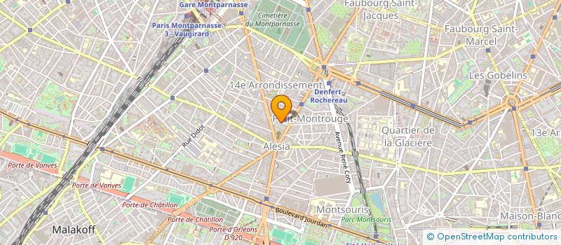 localisation de l'entreprise OPALE DE FEU  PARIS
