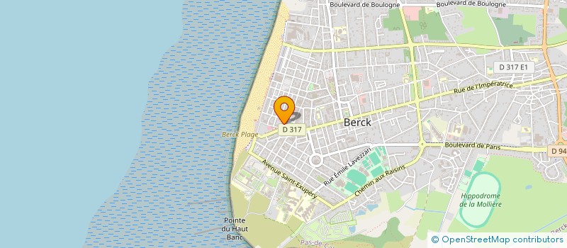 localisation de l'entreprise OPALE ET SUCRE à BERCK