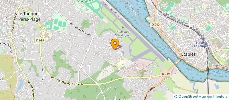 localisation de l'entreprise OPALE EXPERTISE à LE TOUQUET-PARIS-PLAGE