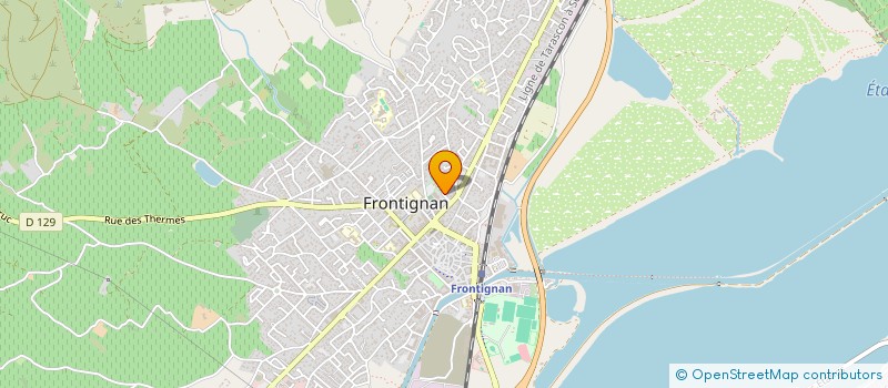 localisation de l'entreprise OPALE FITNESS à FRONTIGNAN
